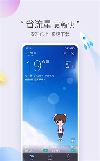 墨迹天气极速版app